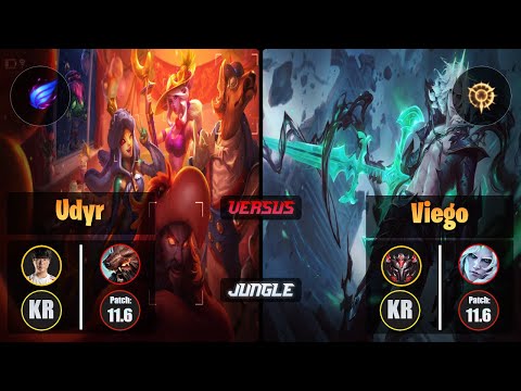 Haru UDYR (Jungle) [Phase Rush] VS VIEGO - Grandmaster KR Patch 11.6
