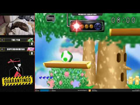 QR2 East - SuPeRbOoMfAn (Kirby) Vs. The Yid (Yoshi) Super Smash Bros Winners Quarters - SSB64