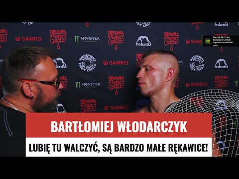 Bartłomiej Włodarczyk - Lubię tu walczyć, są bardzo małe rękawice można złamać nos! #sports #boxing