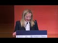In Diretta Dal Palazzo Dei Congressi A Roma Interviene Giorgia Meloni