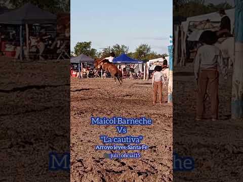 De un domingo por arroyo leyes-Santa Fe📌Maicol Barneche vs "La cautiva"✨Mí ig:juli_oficial15 #jinete