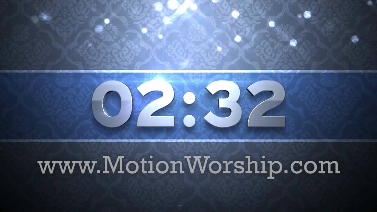 Particles Vintage Patterns Worship Countdown 5 Minutes