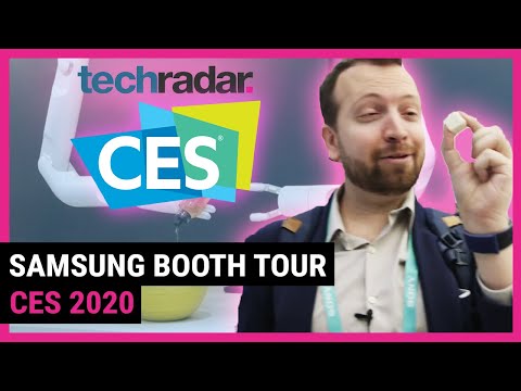 CES 2020 Samsung Booth Tour | TechRadar at CES 2020
