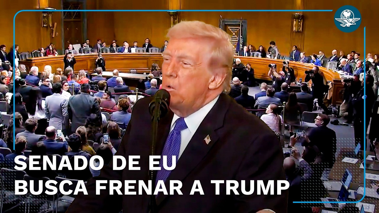 Senado de EU busca frenar acción militar de Trump en Irán