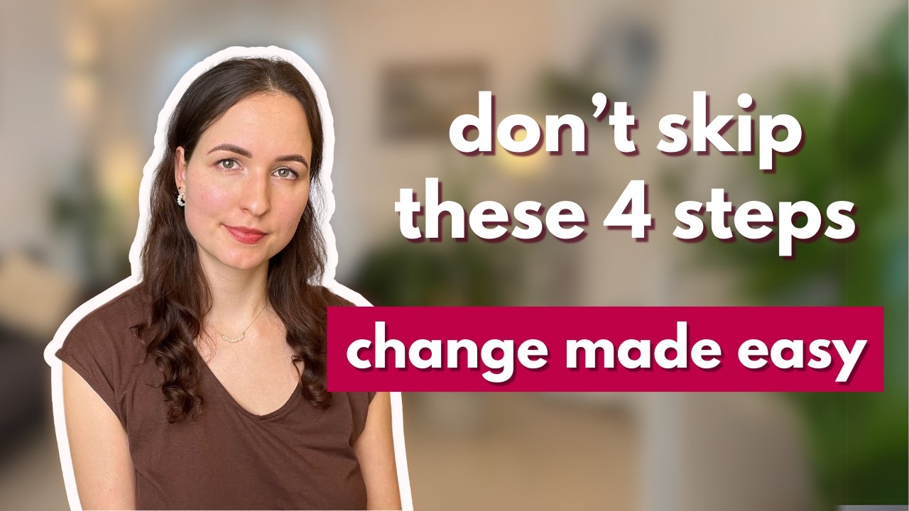 Don’t Start New Habits Until You Do This | 4-Step Therapeutic Process