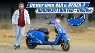 Runs as low as 20 Paisa/KM - EBlu Feo 🔥 Detailed Review | 110 KMs Range | Godawari