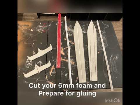 How to make a cosplay foam sword