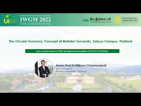 Assoc.Prof.Dr.Kitikorn Charmondusit, Vice President, Mahidol University, Thailand