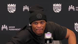 Russell Westbrook PostGame Interview | New Orleans Pelicans vs Sacramento Kings