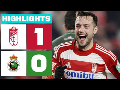 GRANADA CF 1 - 0 R. RACING CLUB | RESUMEN LALIGA HYPERMOTION