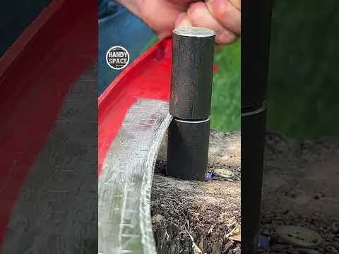 Wow! Scythe Sharpening Trick with a Heavy Duty Hinge #tricks #tools #farming