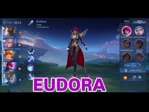 Never miss intense END 💯EUDORA OP 🔥🥵 Mobile Legends (ONLY BRAWL) ❄️❄️
