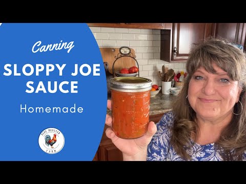 Canning Homemade Sloppy Joe Sauce...A Quick, Easy Meal to Have in Your Pantry-Preserving the Harvest