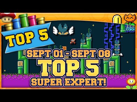 MOST POPULAR COURSES [SEPT01~SEPT08] [4] Super Mario Maker 2 Top 5 Super Expert with Oshikorosu