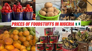 MARKET VLOG| PRICES OF FOODSTUFFS IN NIGERIA| FOOD ITEMS IN ABUJA| BULK SHOPPING.