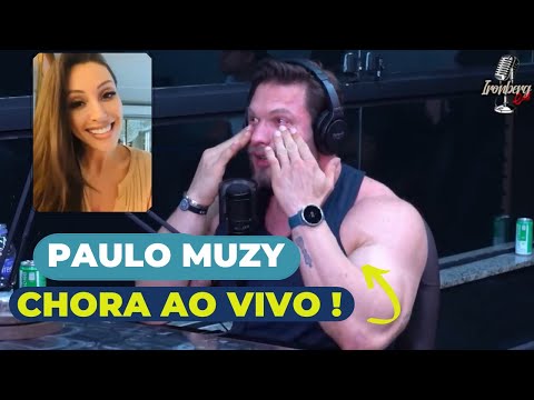 PAULO MUZY CHORA AO VIVO AO RECEBER UM VIDEO DE SUA ESPOSA / ROBERTA MUZY