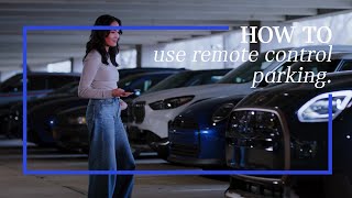 Mini How To Use Remote Control Parking | MINI How-To