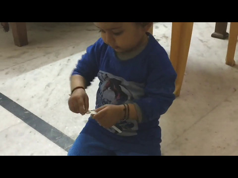 Crazy about chocolate/ manvi eating in fast motion ---by one plus 3T