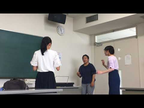和洋女子大学ハモリ部練習風景