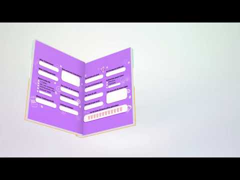 Animated book cover reveal video by WREDD