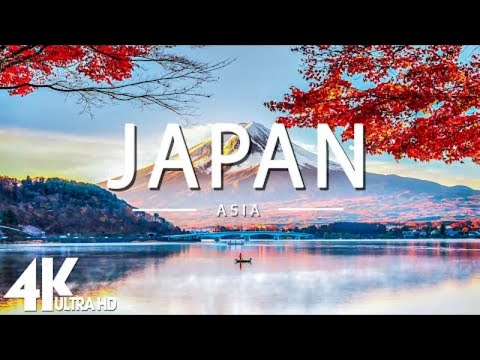 FLYING OVER JAPAN (4K UHD)- Relaxing Music Along With Beautiful Nature Videos - 4K Video Ultra HD