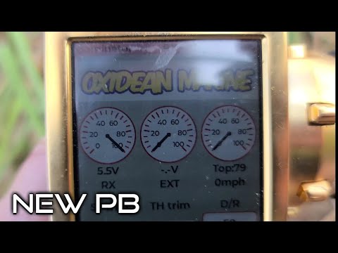 79mph Speed Run Oxidean Marine Dominator - FE Rc Boat