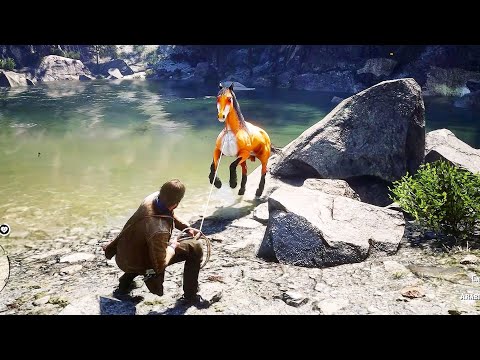 ARTHUR CATCH A BEST FOX HORSE - RED DEAD REDEMPTION 2 GAMEPLAY