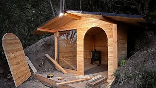 A cabin for a hermit, I'm building a place for the soul out of wood and earth