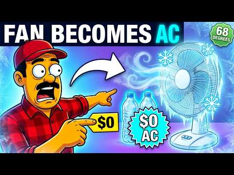 Turn Any Fan Into an AC for $0 — The Salt Trick Nobody Knows