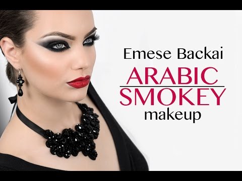 No4. DUBAI MAKEOVER | BLACK&SILVER ARABIC SMOKEY EYES by Emese Backai | 1001 NIGHT MAKEUP COLLECTION