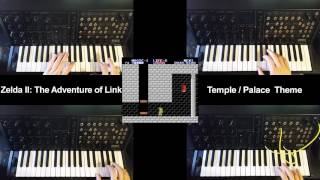Zelda II: Adventure of Link Palace Theme on a Korg MS-20