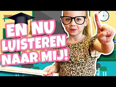 Ik ben 1 dag de BAAS van de klas! 👩‍🏫😂 | Grappige video met Vayèn