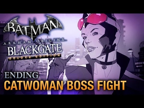 Batman: Arkham Origins Blackgate Ending - Walkthrough - Catwoman Boss Fight [Deluxe Edition]