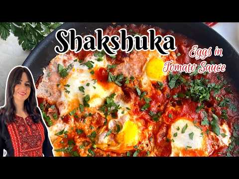 Shakshuka (Eggs in Tomato Sauce) Arabic Breakfast & Brunch