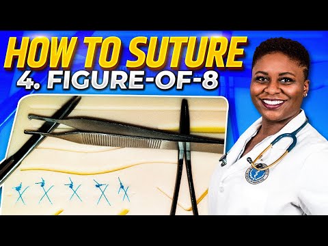 How to Suture | Figure-of-8 Suture | Medical Student Edition