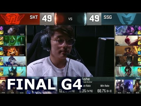 SKT vs SSG - Game 4 Grand Finals Worlds 2016 | LoL S6 World Championship Samsung vs SK Telecom T1 G4