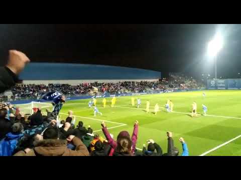 Gol de Hugo Fraile, CF Fuenlabrada vs AD Alcorcón (3-4)