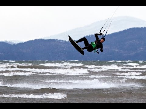 Video: Kiteboarding on Flathead Lake