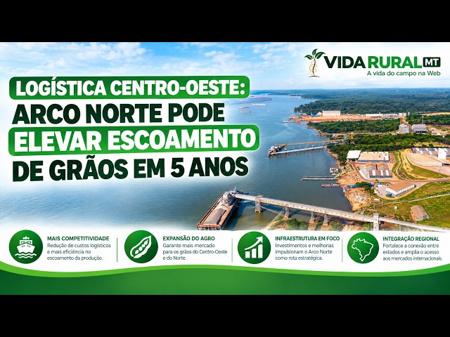 ARCO NORTE PODE ELEVAR ESCOAMENTO DE GRÃOS EM 5 ANOS