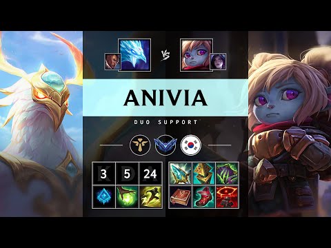 Anivia Support vs Poppy - KR Diamond Patch 25.18