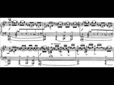 Hamelin plays Dukas - Piano Sonata (1st mvt) Audio + Sheet music