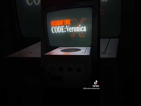Resident Evil Code: Veronica pre game intro on the Nintendo GameCube