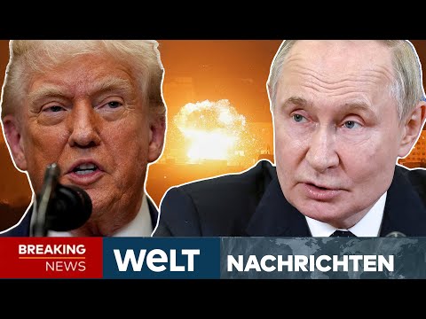 PUTINS KRIEG: Trump tobt! USA erhöhen Druck auf Russland nach Angriffen auf Ukraine I WELT LIVE