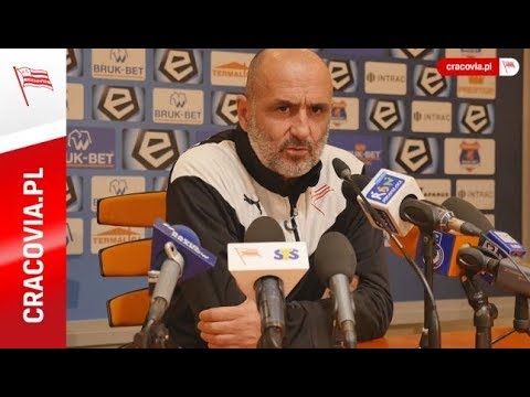 Trener Michał Probierz po meczu z Bruk-Betem (31.03.2018)