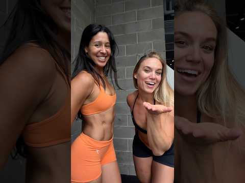 2 gym baddies at the same damn time #fitcheck #gymgirl #muscle #backgains #inspo #fitness #abs