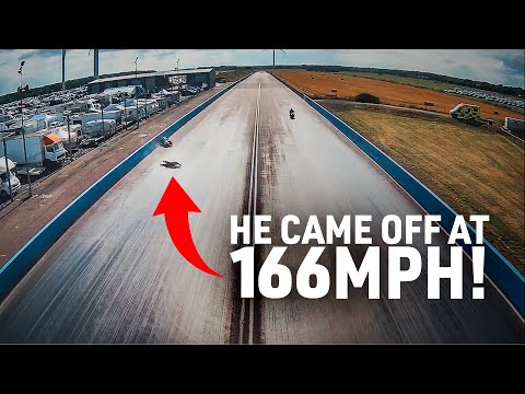He slid across the ground at 166MPH! YOU WON'T BELIEVE WHAT HE DID NEXT!