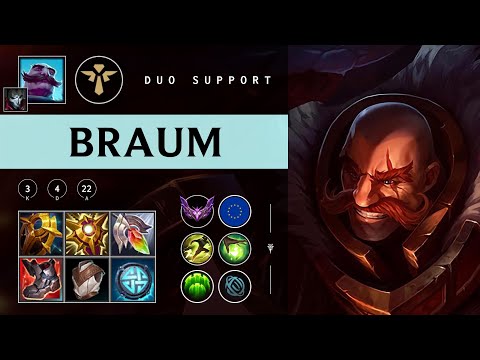 Braum Support vs Pyke - EUW Master Patch 25.24