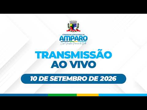 🔴 AO VIVO | Sessão da Câmara de Vereadores de Amparo-PB - 10/09/2026