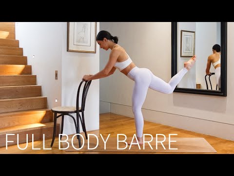 FULL BODY BARRE & PILATES || 35 Minute At-Home Sculpting Workout