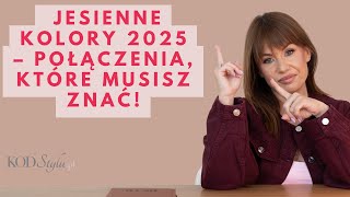 Trendy. Kolory jesieni 2025.